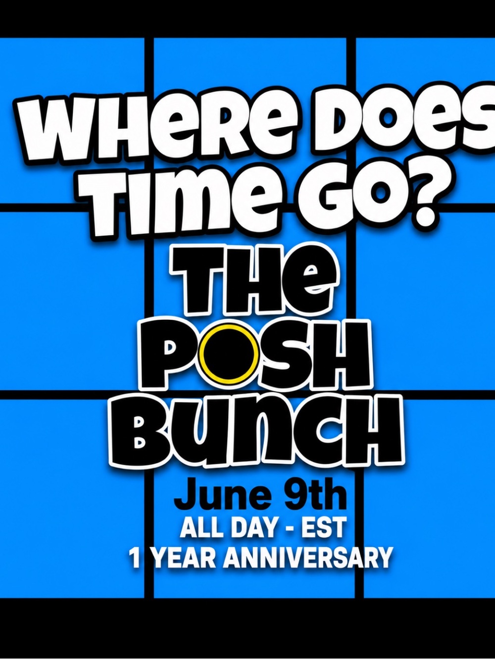 POSH BUNCH: one year anniversary. Where does time go?